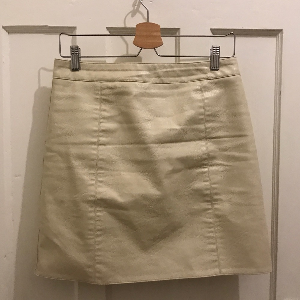 Costes vegan leather skirt